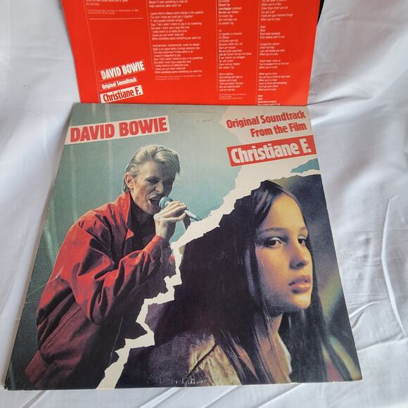 David Bowie  LP christiane F soundrack film 1979 - Picture 1 of 3
